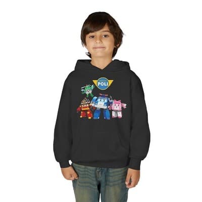 Kids Robocar Poli Hoodie I Robocar Poli Hooded Sweatshirt