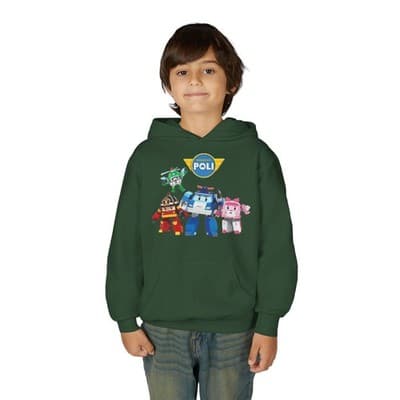 Kids Robocar Poli Hoodie I Robocar Poli Hooded Sweatshirt