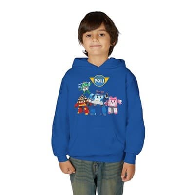 Kids Robocar Poli Hoodie I Robocar Poli Hooded Sweatshirt