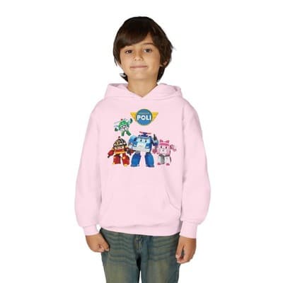 Kids Robocar Poli Hoodie I Robocar Poli Hooded Sweatshirt