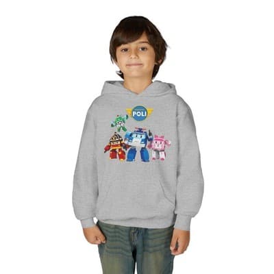 Kids Robocar Poli Hoodie I Robocar Poli Hooded Sweatshirt