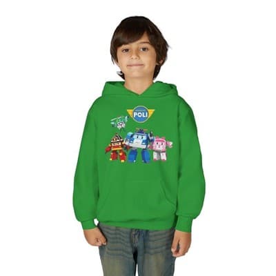 Kids Robocar Poli Hoodie I Robocar Poli Hooded Sweatshirt