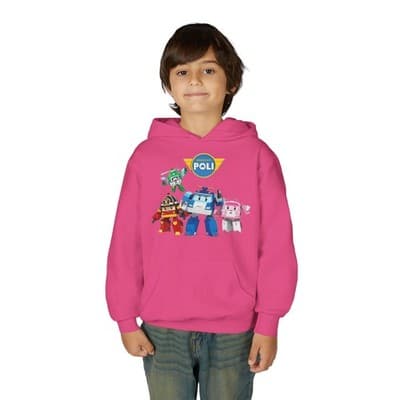 Kids Robocar Poli Hoodie I Robocar Poli Hooded Sweatshirt