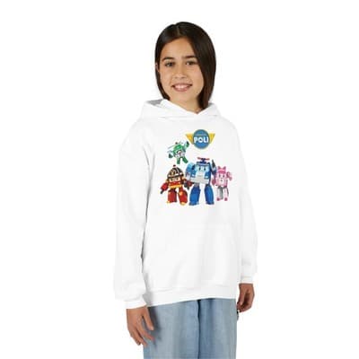 Kids Robocar Poli Hoodie I Robocar Poli Hooded Sweatshirt