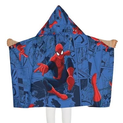 Superhero Youth Hooded Towel,Kids Bath Towel - Thumbnail 4