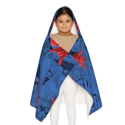 Superhero Youth Hooded Towel,Kids Bath Towel - Thumbnail 3