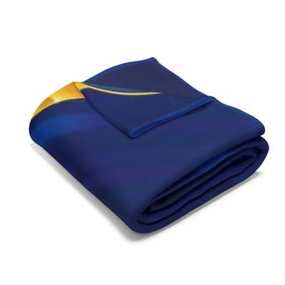 Robocar Poli Blue Fleece Blanket, Kids Throw Blanket - Thumbnail 3