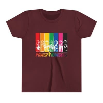 Power Rangers Kids Short Sleeve T-Shirt | Kids Power Rangers T-shirt