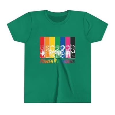 Power Rangers Kids Short Sleeve T-Shirt | Kids Power Rangers T-shirt