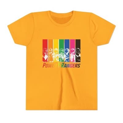 Power Rangers Kids Short Sleeve T-Shirt | Kids Power Rangers T-shirt