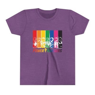 Power Rangers Kids Short Sleeve T-Shirt | Kids Power Rangers T-shirt