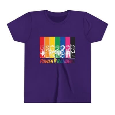 Power Rangers Kids Short Sleeve T-Shirt | Kids Power Rangers T-shirt