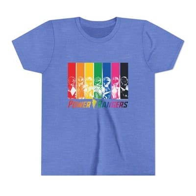 Power Rangers Kids Short Sleeve T-Shirt | Kids Power Rangers T-shirt