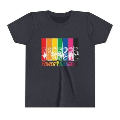 Power Rangers Kids Short Sleeve T-Shirt | Kids Power Rangers T-shirt