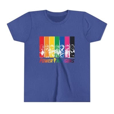 Power Rangers Kids Short Sleeve T-Shirt | Kids Power Rangers T-shirt