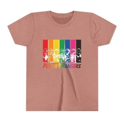 Power Rangers Kids Short Sleeve T-Shirt | Kids Power Rangers T-shirt