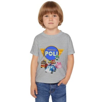 Robocar Poli Toddler T-shirt, Robocar Poli Short sleeve t-shirt - Thumbnail 3