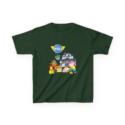 Kids Robocar Poli T-shirt | Back to school t-shirt | Custom gift for kids