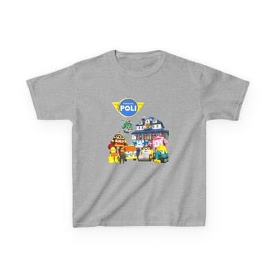 Kids Robocar Poli T-shirt | Back to school t-shirt | Custom gift for kids