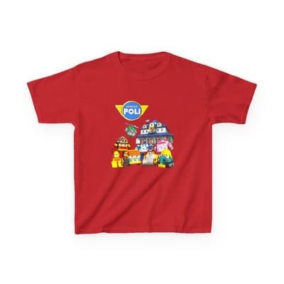 Kids Robocar Poli T-shirt | Back to school t-shirt | Custom gift for kids