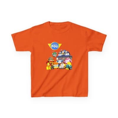 Kids Robocar Poli T-shirt | Back to school t-shirt | Custom gift for kids