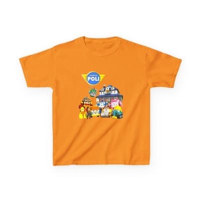 Kids Robocar Poli T-shirt | Back to school t-shirt | Custom gift for kids