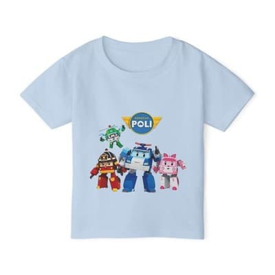 Robocar Poli Short Sleeve T-shirt, Robocar Poli tshirt for Toddlers