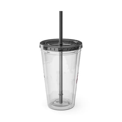 Robocar Poli Acrylic Tumbler | Custom Robocar Poli tumbler with lid and straw - Thumbnail 3