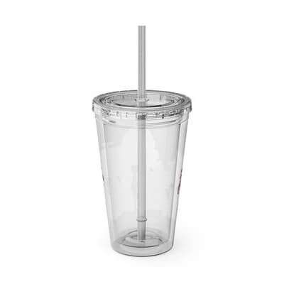 Robocar Poli Acrylic Tumbler | Custom Robocar Poli tumbler with lid and straw - Thumbnail 3