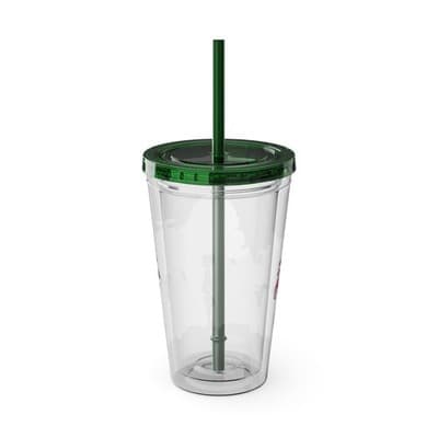 Robocar Poli Acrylic Tumbler | Custom Robocar Poli tumbler with lid and straw - Thumbnail 3