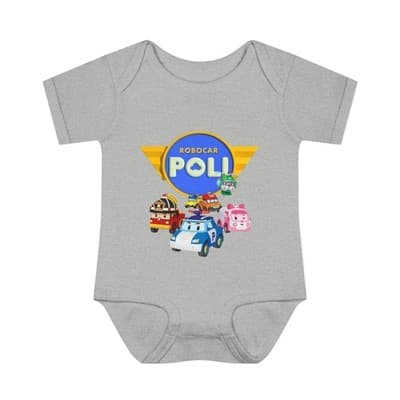 Robocar Poli Infant Bodysuit, Robocar Poli Baby Bodysuit