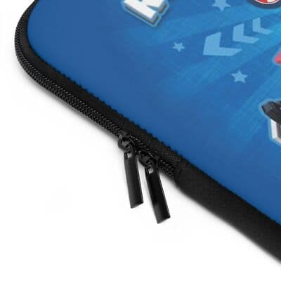 Robocar Poli Laptop Sleeve, Kids Tablet Zippered Sleeve Case - Thumbnail 3