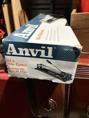 ANVIL 14 inch Ceramic and Porcelain Tile Cutter 1003 131 449 (OB) - Thumbnail 2