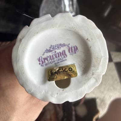 9 Year Old Figuring Growing Up Birthday Girls 1981 by Enesco - Thumbnail 5