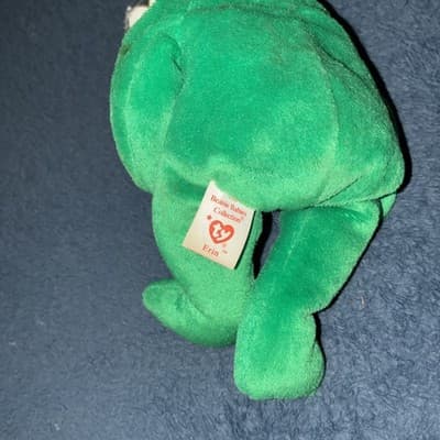 Ty Beanie Baby Erin The Bear 1997 Retired Plush Toy MINT CONDITION - Thumbnail 2