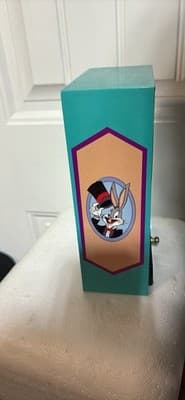 Vintage 1993 Looney Tunes Music Box On With The Show This Is It Buggs Daffy VGC - Thumbnail 4