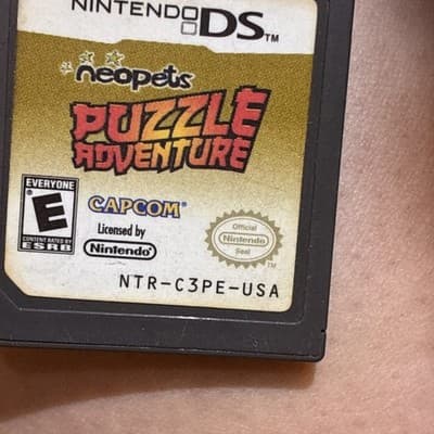 Nintendo DS Neopets Puzzle Adventure Tested & Working Cartridge Only Capcom 2008 - Thumbnail 2