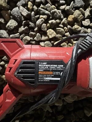 CHICAGO ELECTRIC 61884 Corded Electric Reciprocating Saw - Thumbnail 3
