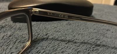 Ray-Ban Rb7208 5204 Matte Black Rectangle Eyeglasses Frames 54-18-145 - Thumbnail 3