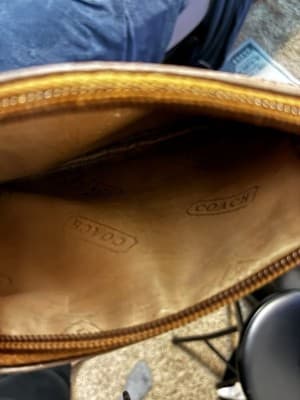 Coach Blue Logo Pouch From Japan - Thumbnail 3