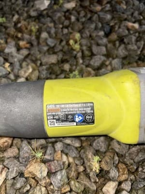 RYOBI AG4031G 4 1/2" Corded 5.5 amp Angle Grinder With Grinding Disc - Thumbnail 2