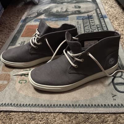 Timberland Men's Ashwood Park Fabric Ek+ Desert Boot Chukka, Dark Grey Canvas, 9 - Thumbnail 3