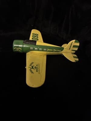 Limited Edition, John Deere Lockheed Orion Airplane Bank - Thumbnail 2