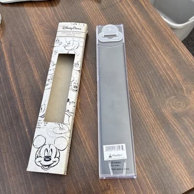 Vintage Black And White Mickey Watch New Needs Battery - Thumbnail 3