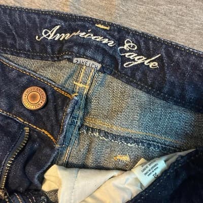American-eagle-outfitters Women's Navy and Blue Shorts - Thumbnail 2