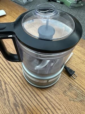 KitchenAid KFC3516CU 3.5 Cup Mini Food Processor - Contour Silver - Thumbnail 5