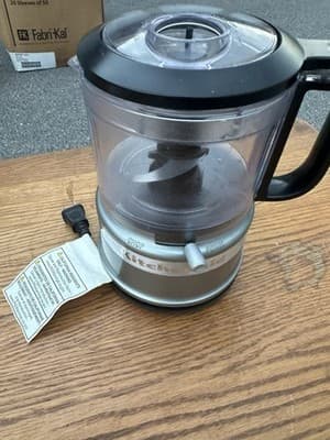 KitchenAid KFC3516CU 3.5 Cup Mini Food Processor - Contour Silver - Thumbnail 6