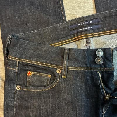 Hudson Women's Navy and Blue Jeans - Thumbnail 2