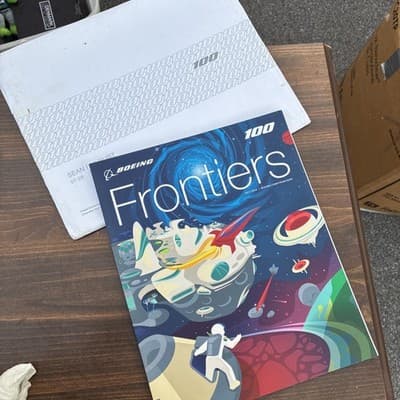 Boeing Frontiers 2016 100 Year Anniversary & 2017 Annual Report 2015 787 747 - Thumbnail 2