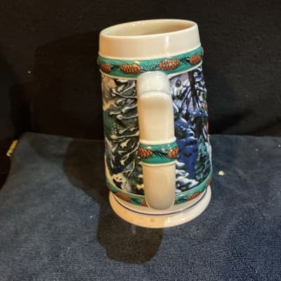 Budweiser 1993 Beer Stein Special Delivery Holiday Series Mug - Thumbnail 4